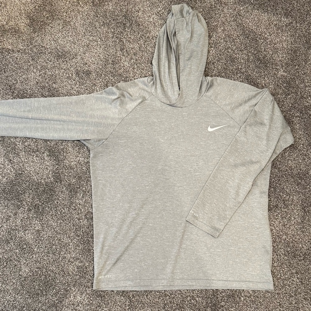 Nike Dri-FIT Gray Swim Hoodie